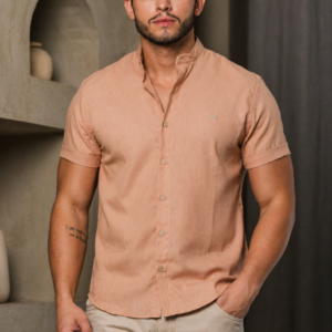 Camisa Masculina Premium Linho 100% Algodão – Elegância e Conforto Natural